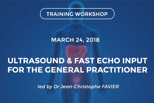 Ultrasound & fast echo input for the general practitioner - Découper