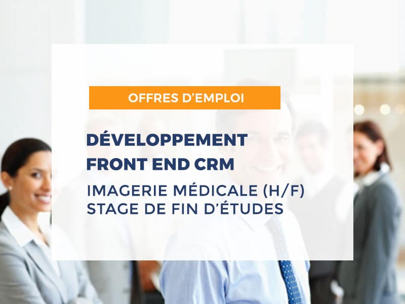 Stage développement front end CRM - Produit