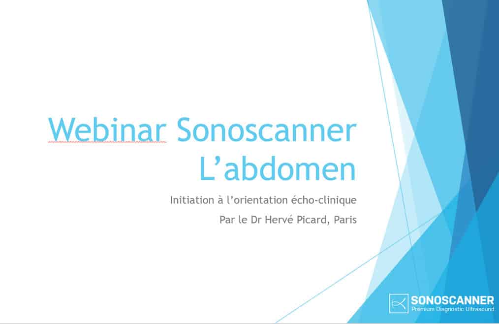 Webinar Sonoscanner